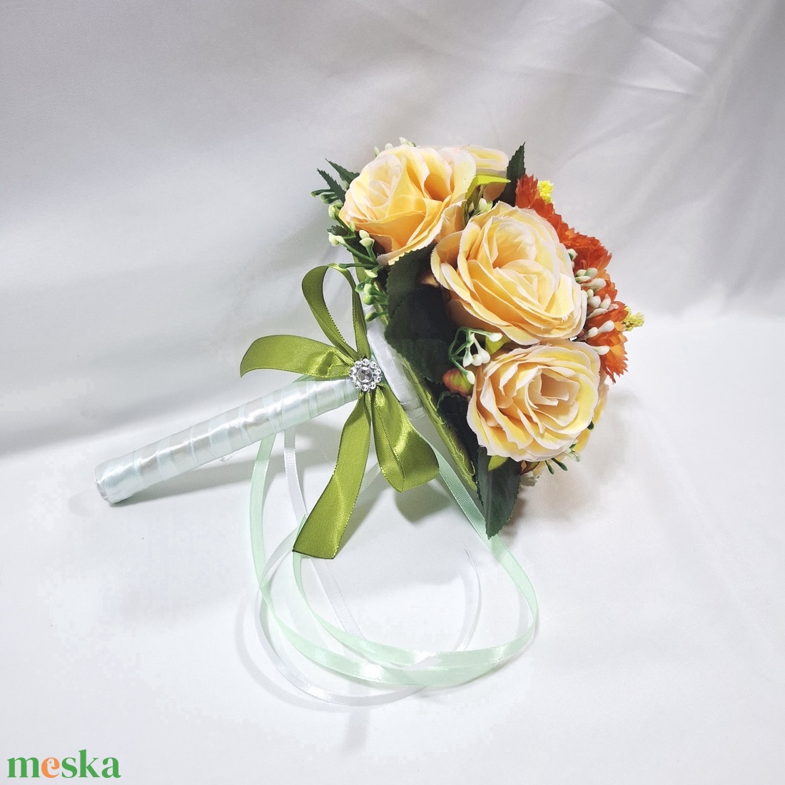 Ünnep virággal, örökcsokor, virág csokor, kézicsokor, ajándék  - otthon & életmód - virágdekoráció - virágok - virágcsokor - Meska.hu