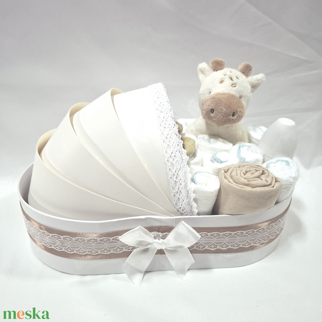 Boci baba box,pelenkatorta 4-8 kg pelenka doboz, babaváró csomag, kelengye - baba - mama - babalátogató ajándékcsomag - Meska.hu