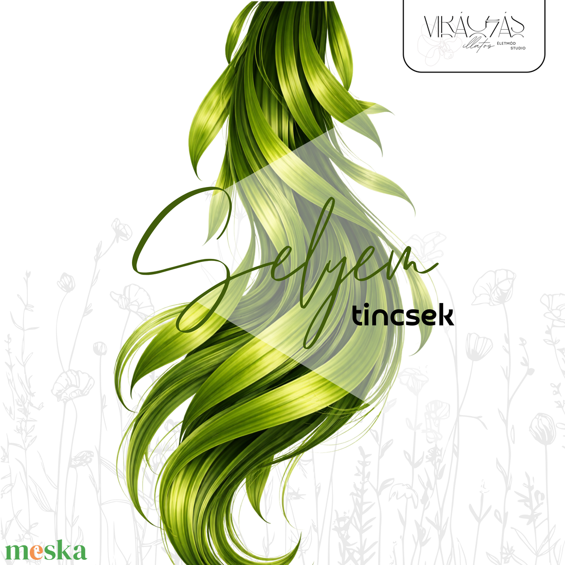 Selyem tincsek - hajápoló illóolajokkal keverék - szépségápolás - sampon & hajápolás - Meska.hu