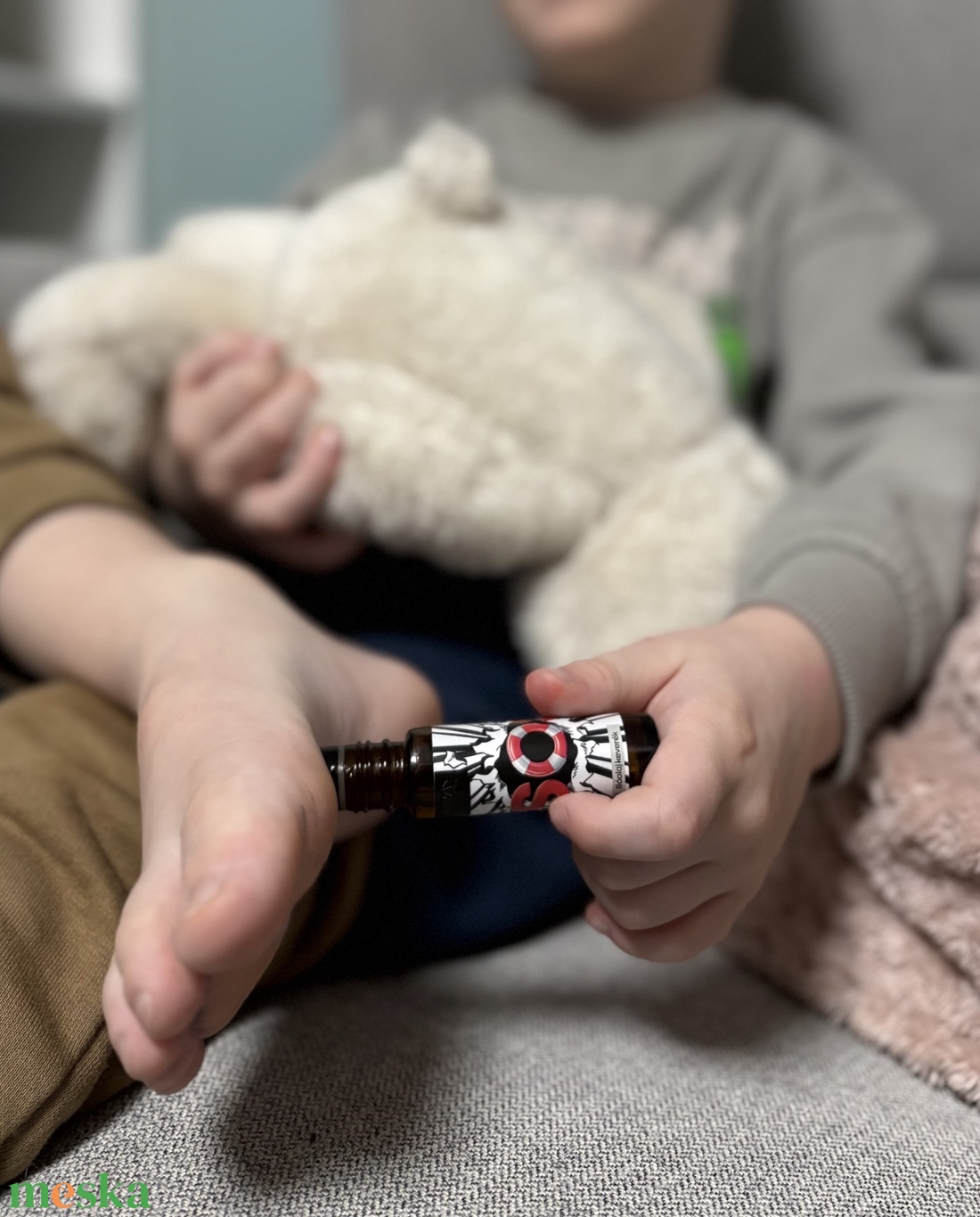 SOS mentőöv - megfázás esetére - illóolaj keverék  - kellékek & szerszámok - kozmetikai alapanyag - illóolajok - Meska.hu