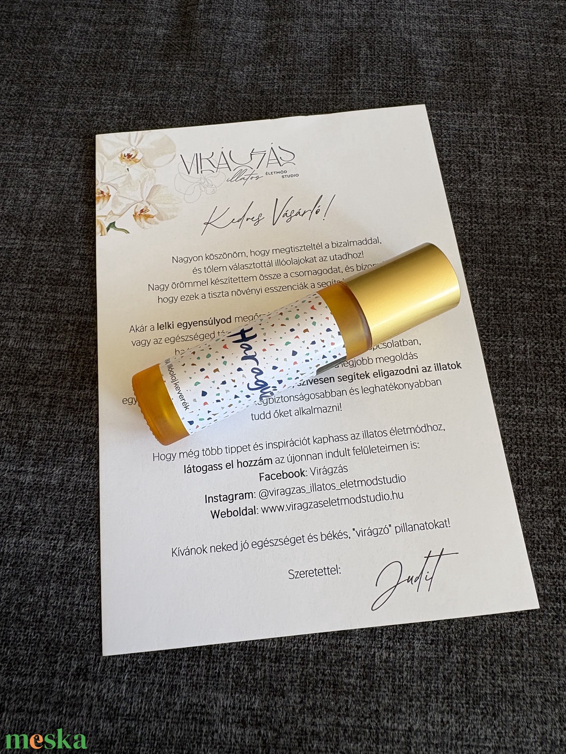 Haragűző - illóolaj keverék - kellékek & szerszámok - kozmetikai alapanyag - illóolajok - Meska.hu