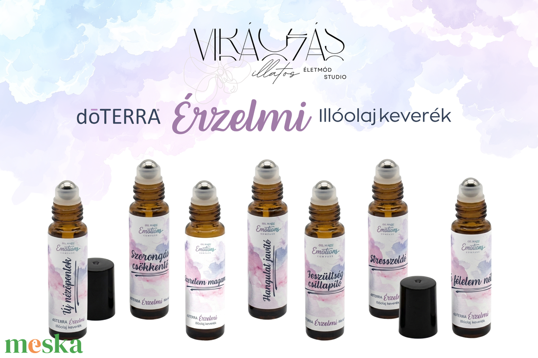 Feszültség csillapító - érzelmi illóolaj keverék - kellékek & szerszámok - kozmetikai alapanyag - illóolajok - Meska.hu