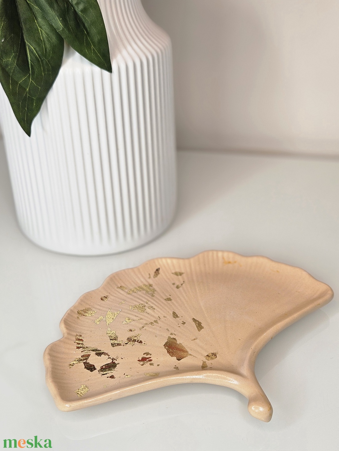 Ginko leaf - otthon & életmód - dekoráció - asztal és polc dekoráció - dekorációs tál, tartó - Meska.hu