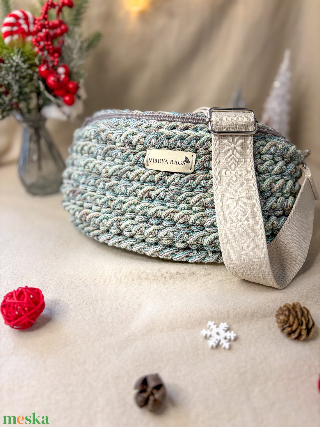 Axia övtáska - táska & tok - kézitáska & válltáska - vállon átvethető táska - Meska.hu