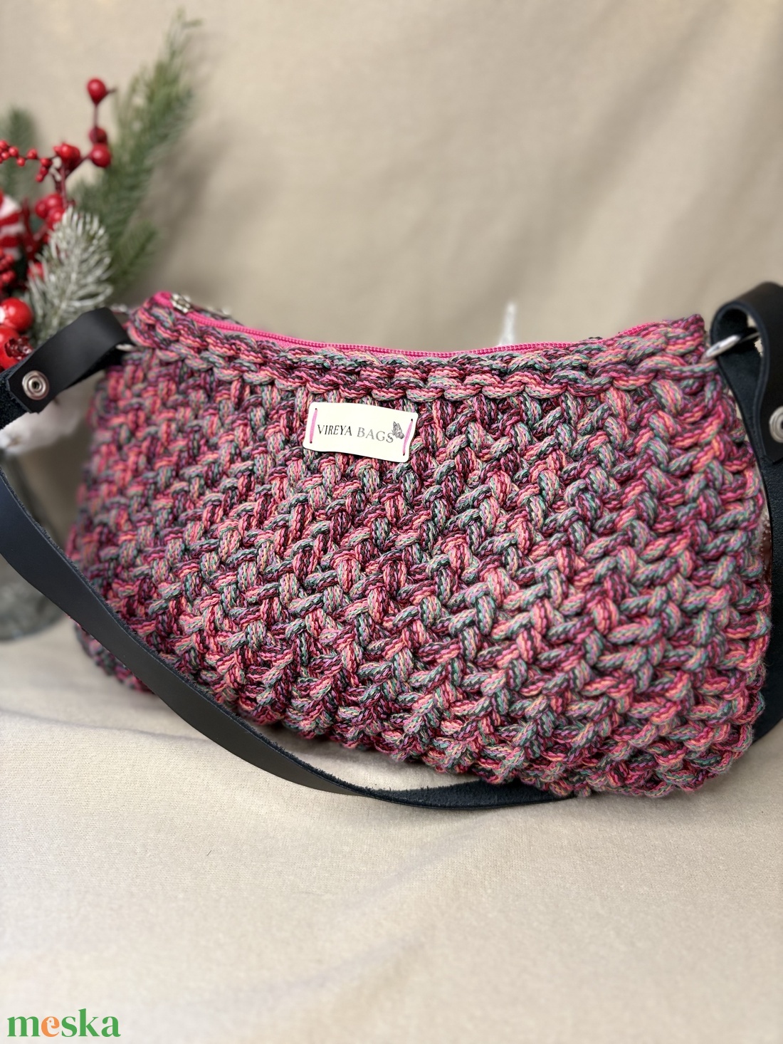 Zanira táska - táska & tok - kézitáska & válltáska - válltáska - Meska.hu