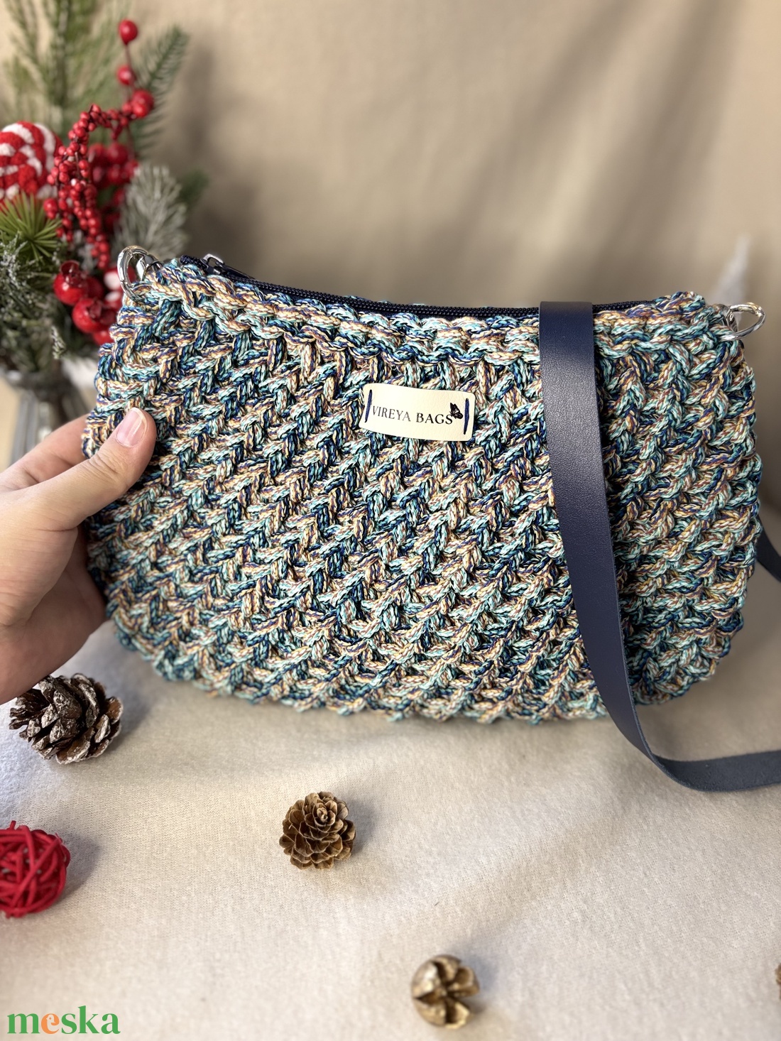 Zanira táska - táska & tok - kézitáska & válltáska - válltáska - Meska.hu