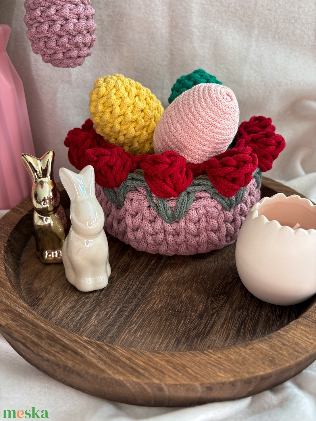 Húsvéti tojások - ünnepi díszek, dekorációk - húsvéti díszek és dekorációk - húsvéti tojás, hímestojás - Meska.hu