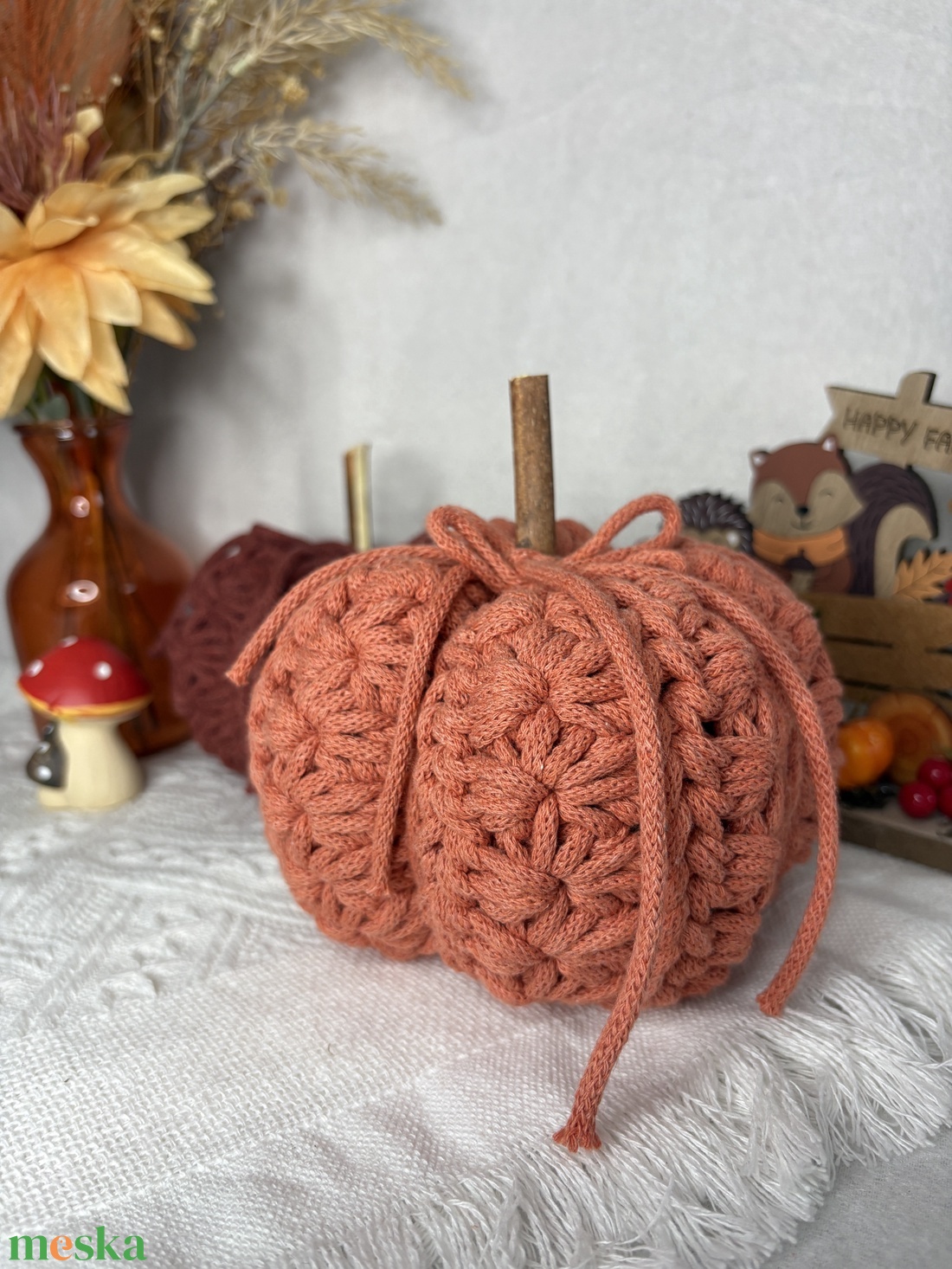 Csillag mintás tök-horgolásminta - diy (csináld magad) - szabásminta, útmutató - horgolási minta - Meska.hu