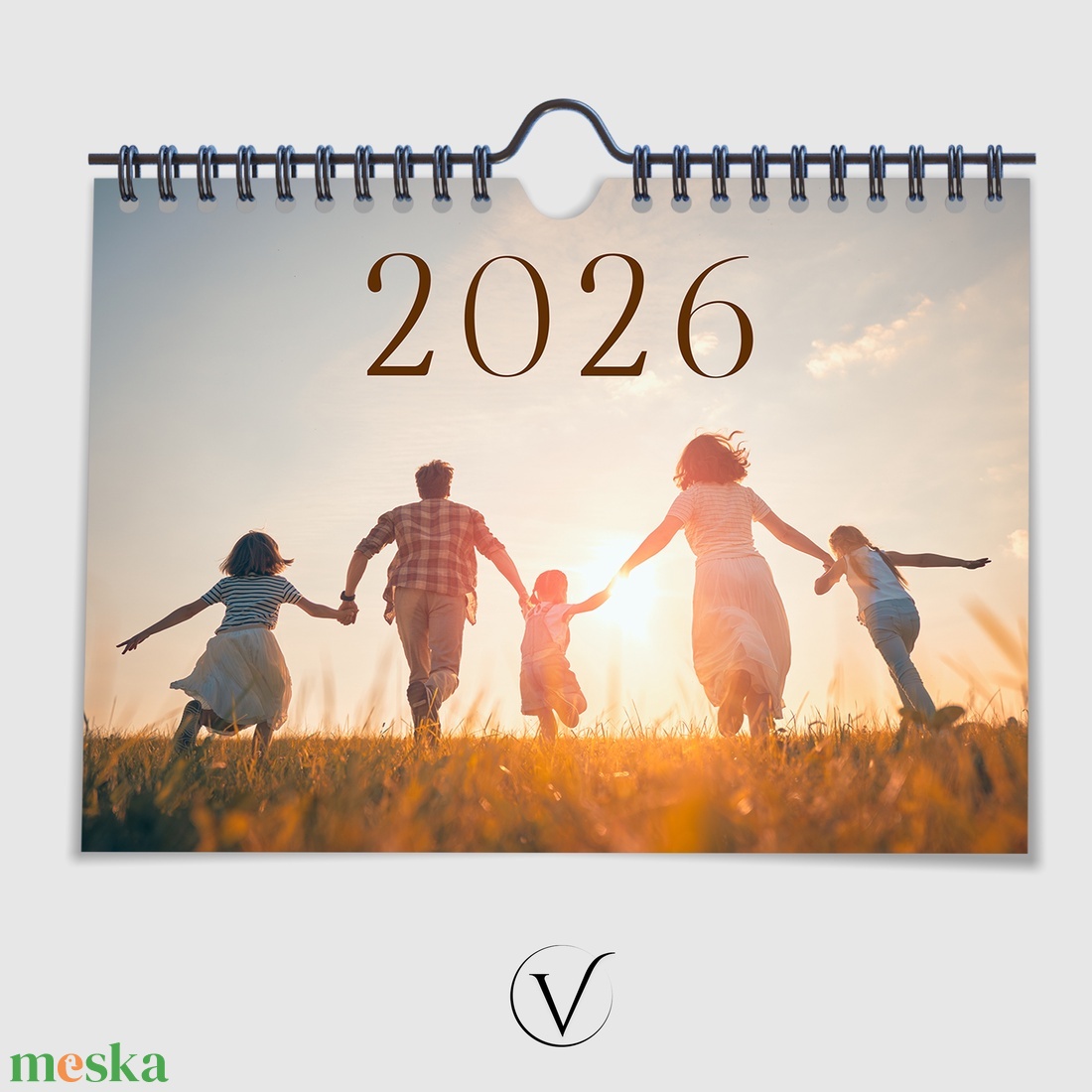 Fényképes naptár névnapokkal, ünnepnapokkal 2026 - otthon & életmód - papír, írószer - naptár & tervező - Meska.hu