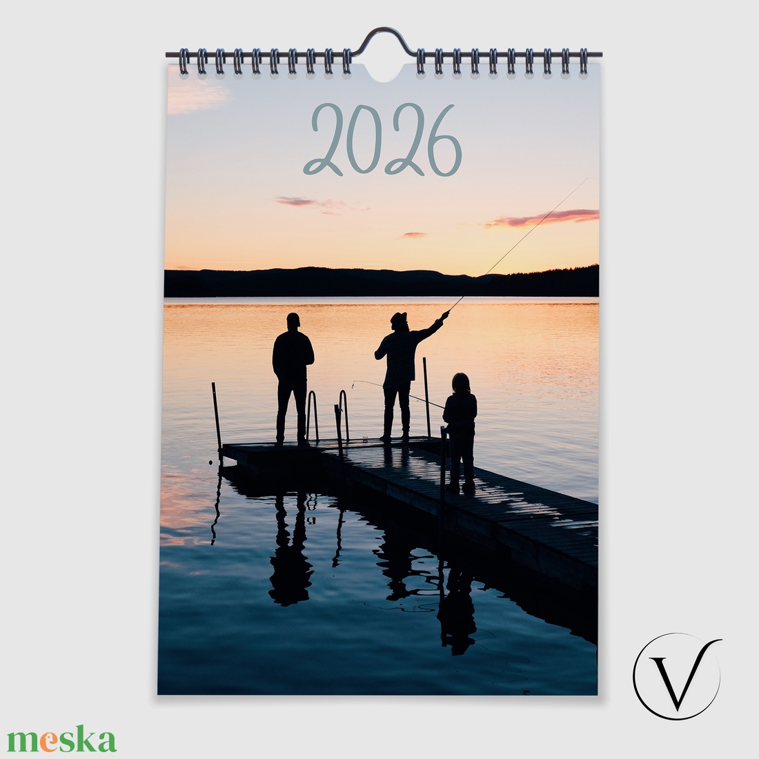 Fényképes naptár névnapokkal, ünnepnapokkal 2026 - otthon & életmód - papír, írószer - naptár & tervező - Meska.hu