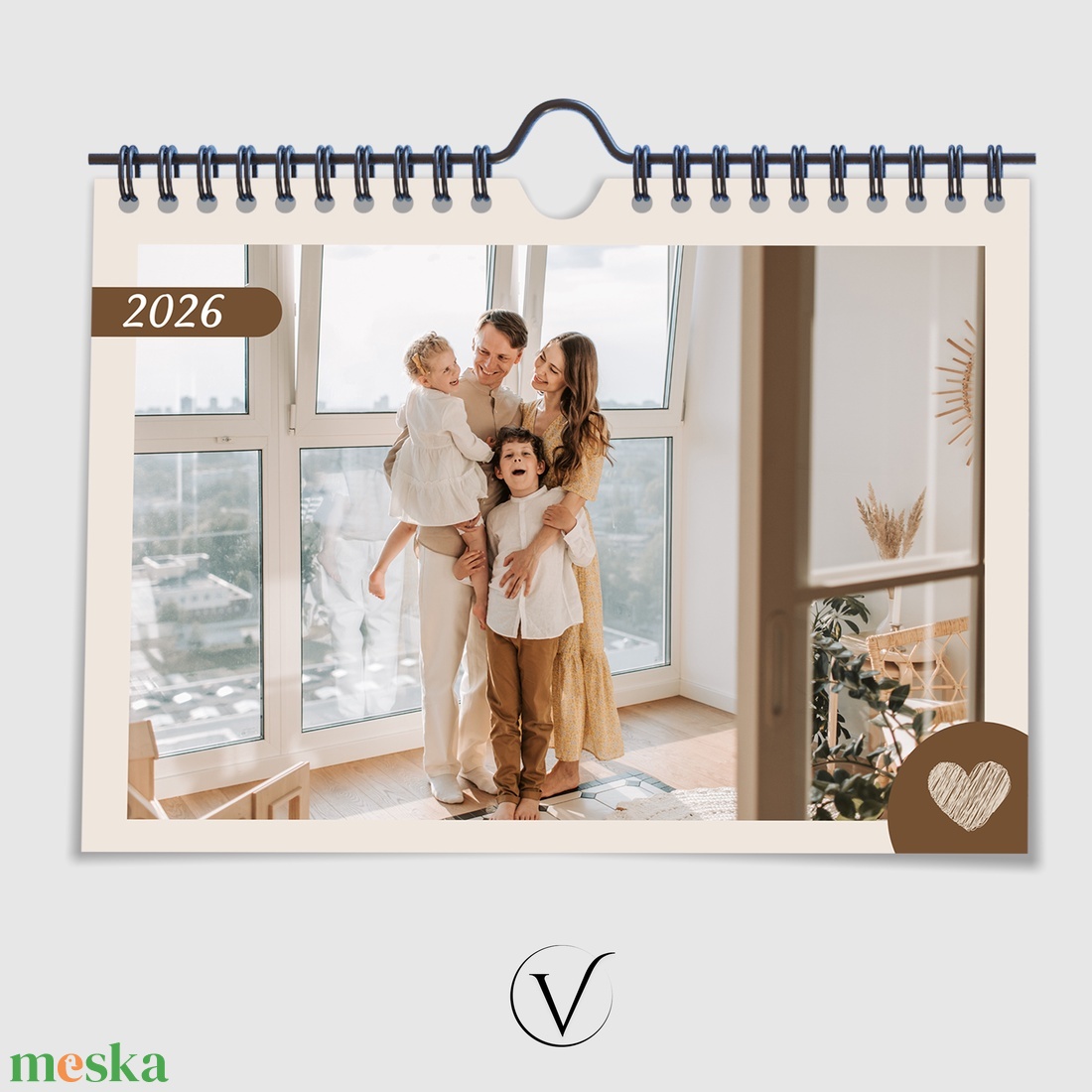 Egyedi fényképes naptár 2026 - otthon & életmód - papír, írószer - naptár & tervező - Meska.hu
