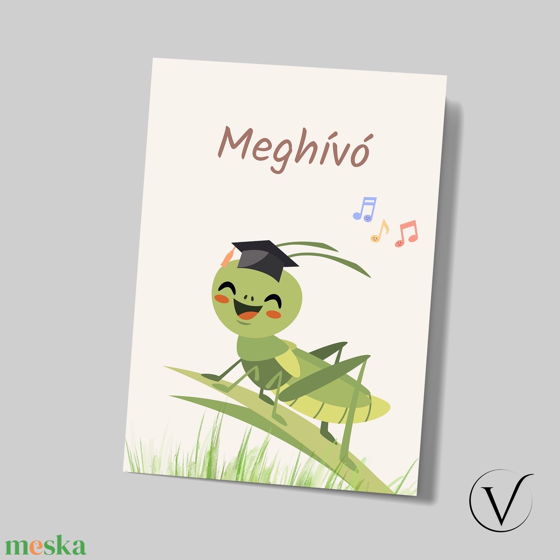 Kinyitható ballagási meghívó óvodásoknak � tücsök - otthon & életmód - papír, írószer - meghívó - ballagási meghívó - Meska.hu