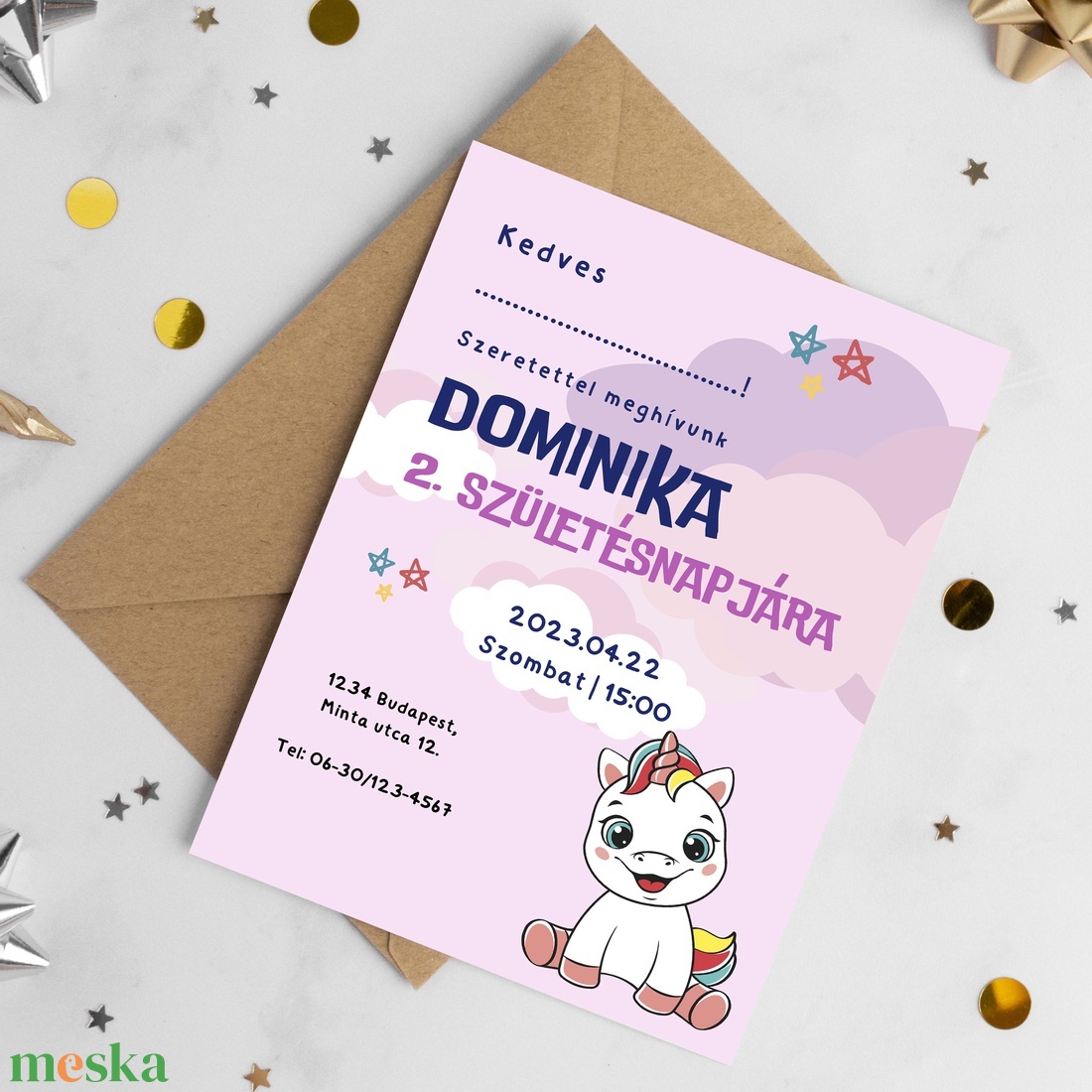 Születésnapi meghívó - otthon & életmód - papír, írószer - ajándékozás kellékei - meghívó - Meska.hu Születésnapi meghívó - otthon & életmód - papír, írószer - ajándékozás kellékei - meghívó - Meska.hu
