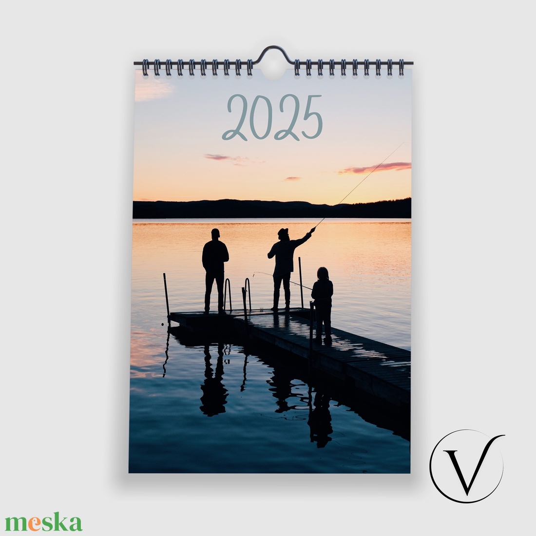 Fényképes naptár névnapokkal, ünnepnapokkal 2025 - otthon & életmód - papír, írószer - naptár & tervező - Meska.hu