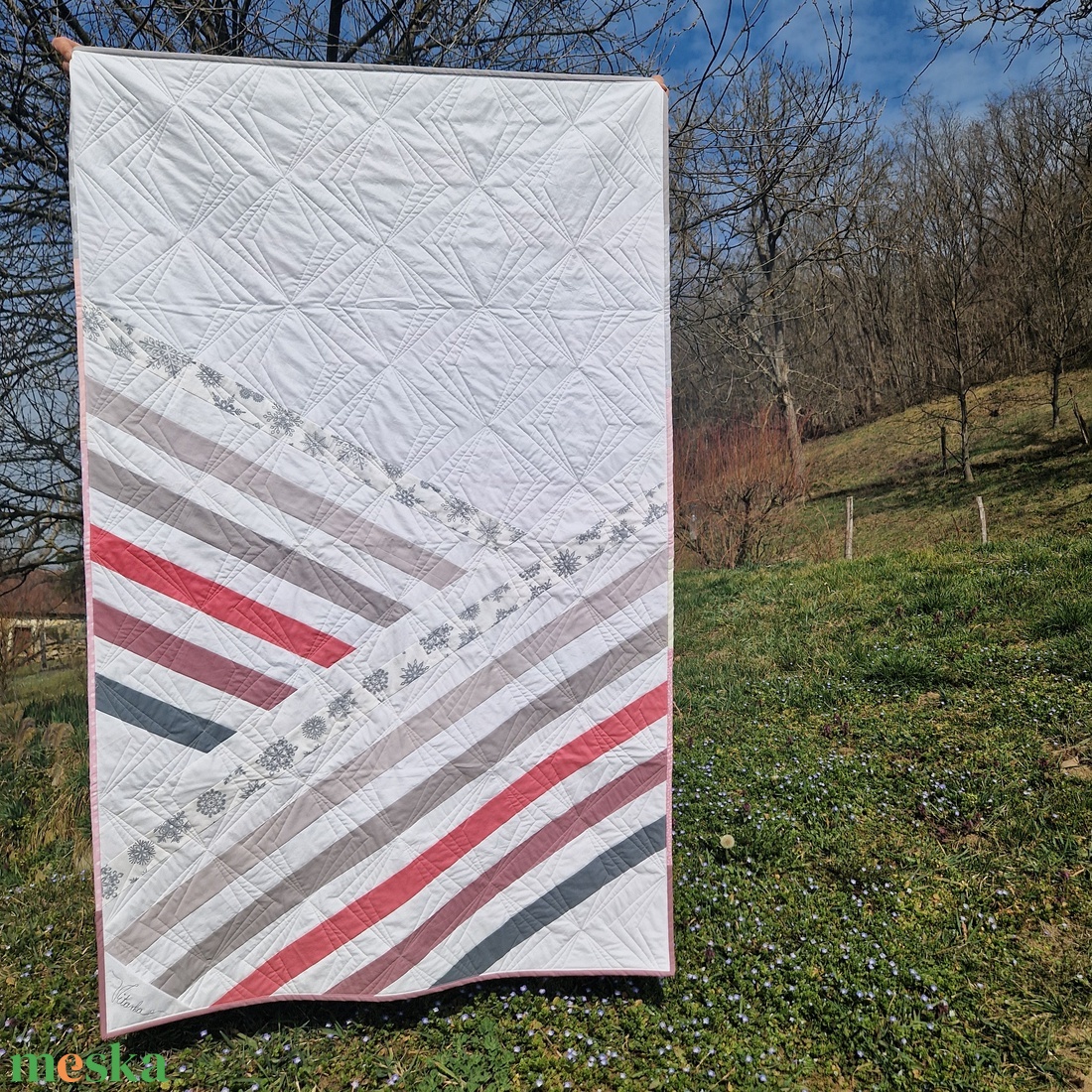 Egyedi gyerektakaró mályva-rózsaszín-szürke színekben - Stripes quilt - otthon & életmód - babaszoba, gyerekszoba - babatakaró, gyerek pléd - Meska.hu Egyedi gyerektakaró mályva-rózsaszín-szürke színekben - Stripes quilt - otthon & életmód - babaszoba, gyerekszoba - babatakaró, gyerek pléd - Meska.hu