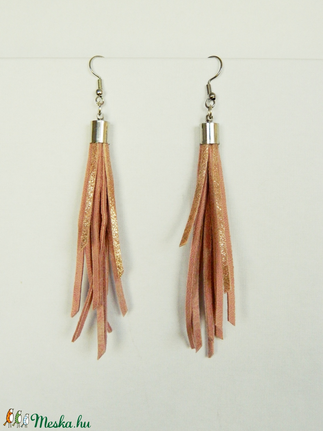 Hosszú rojtos fülbevaló - ékszer - fülbevaló - rojtos fülbevaló - Meska.hu