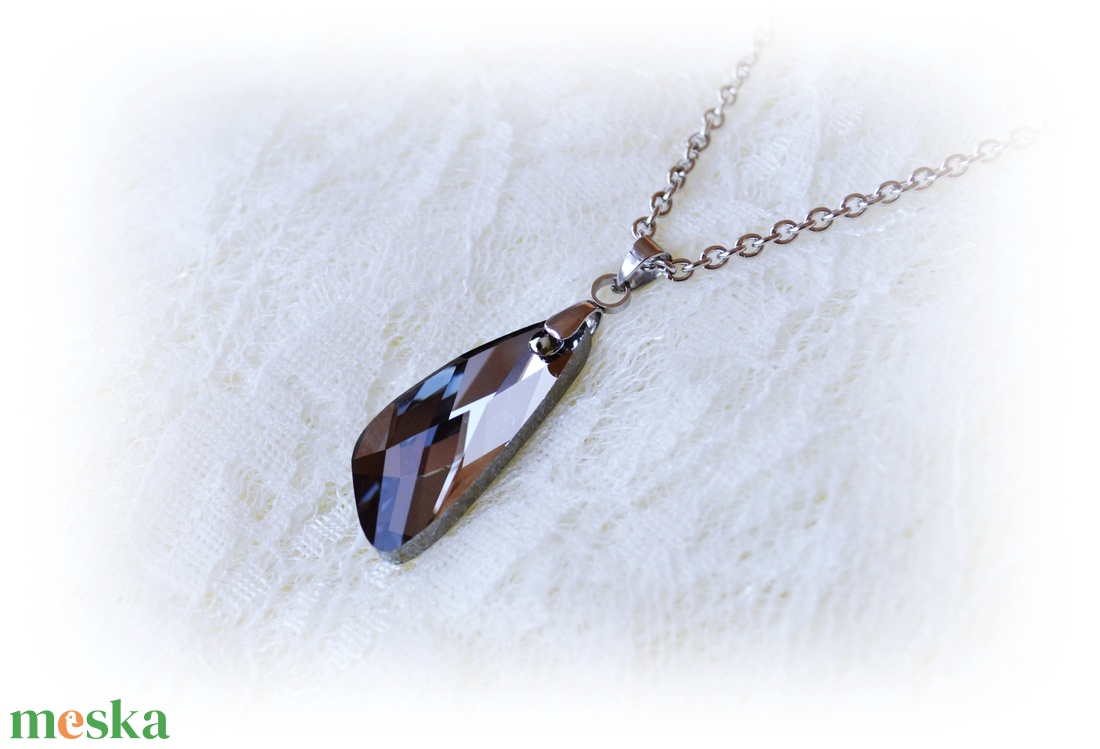 Swarovski kristályos nyaklánc - ékszer - nyaklánc - medál - Meska.hu