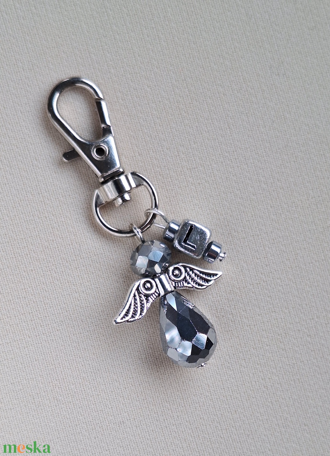 Kulcstartó angyalkás - táska & tok - kulcstartó & táskadísz - táskadísz - Meska.hu