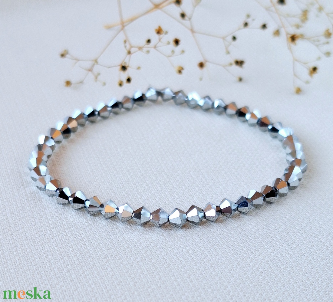 Csillogó kristály karkötő - ékszer - karkötő - gyöngyös karkötő - Meska.hu Csillogó kristály karkötő - ékszer - karkötő - gyöngyös karkötő - Meska.hu