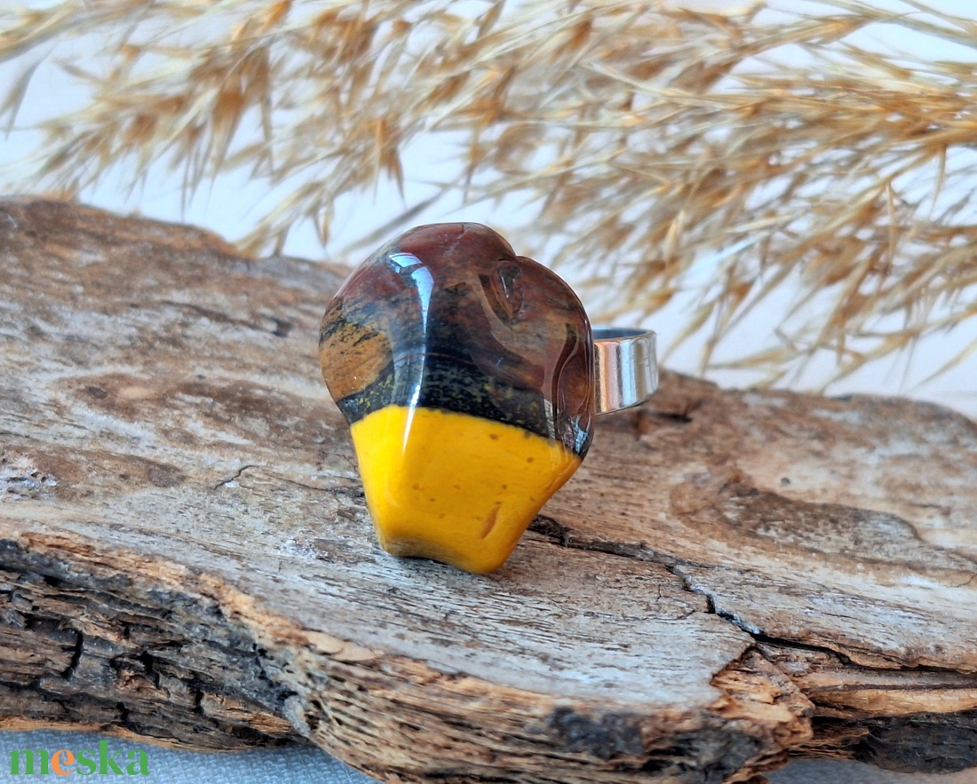 Tigrisvas acél gyűrű - ékszer - gyűrű - statement gyűrű - Meska.hu Tigrisvas acél gyűrű - ékszer - gyűrű - statement gyűrű - Meska.hu