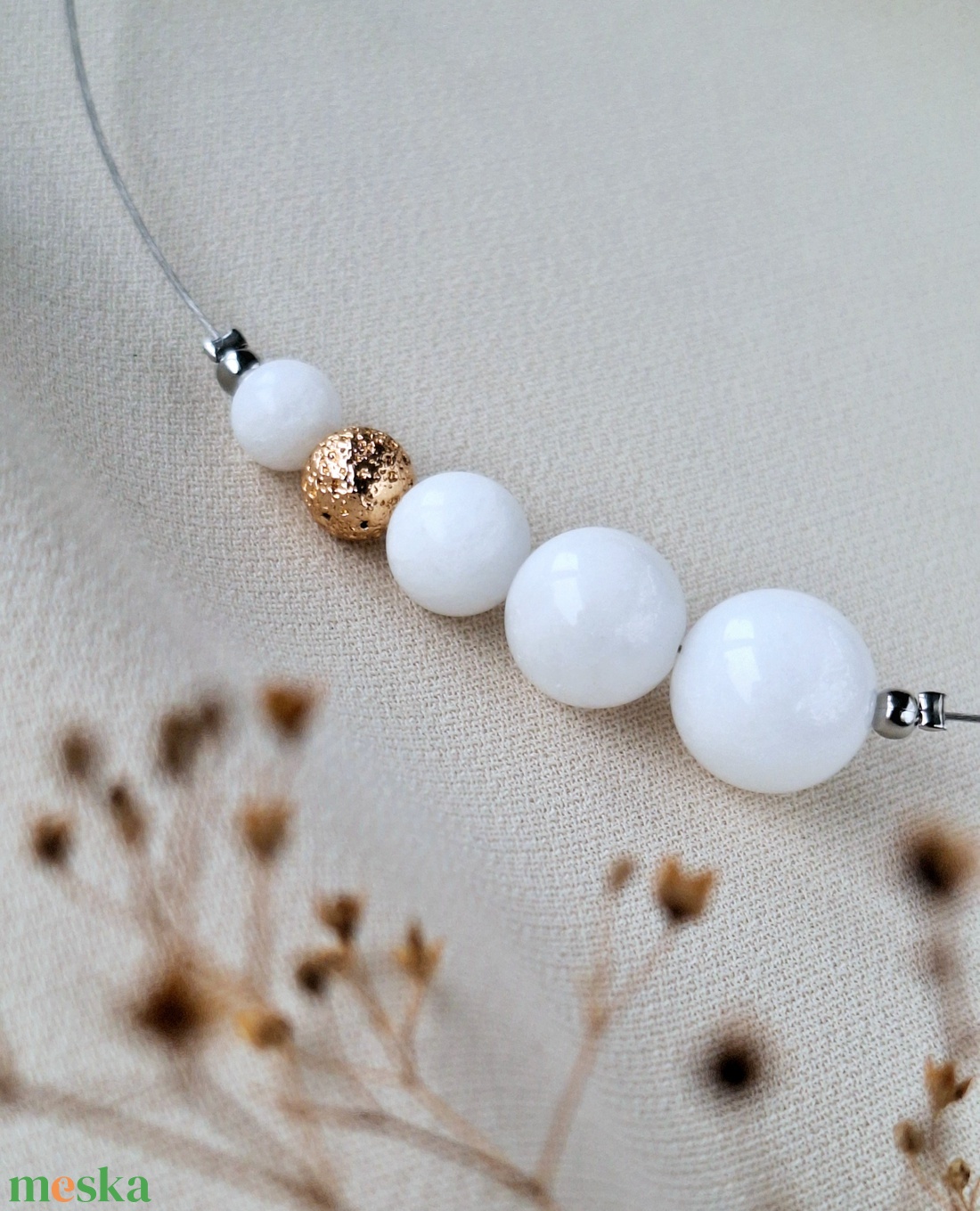 Ásvány nyaklánc - ékszer - nyaklánc - gyöngyös nyaklánc - Meska.hu