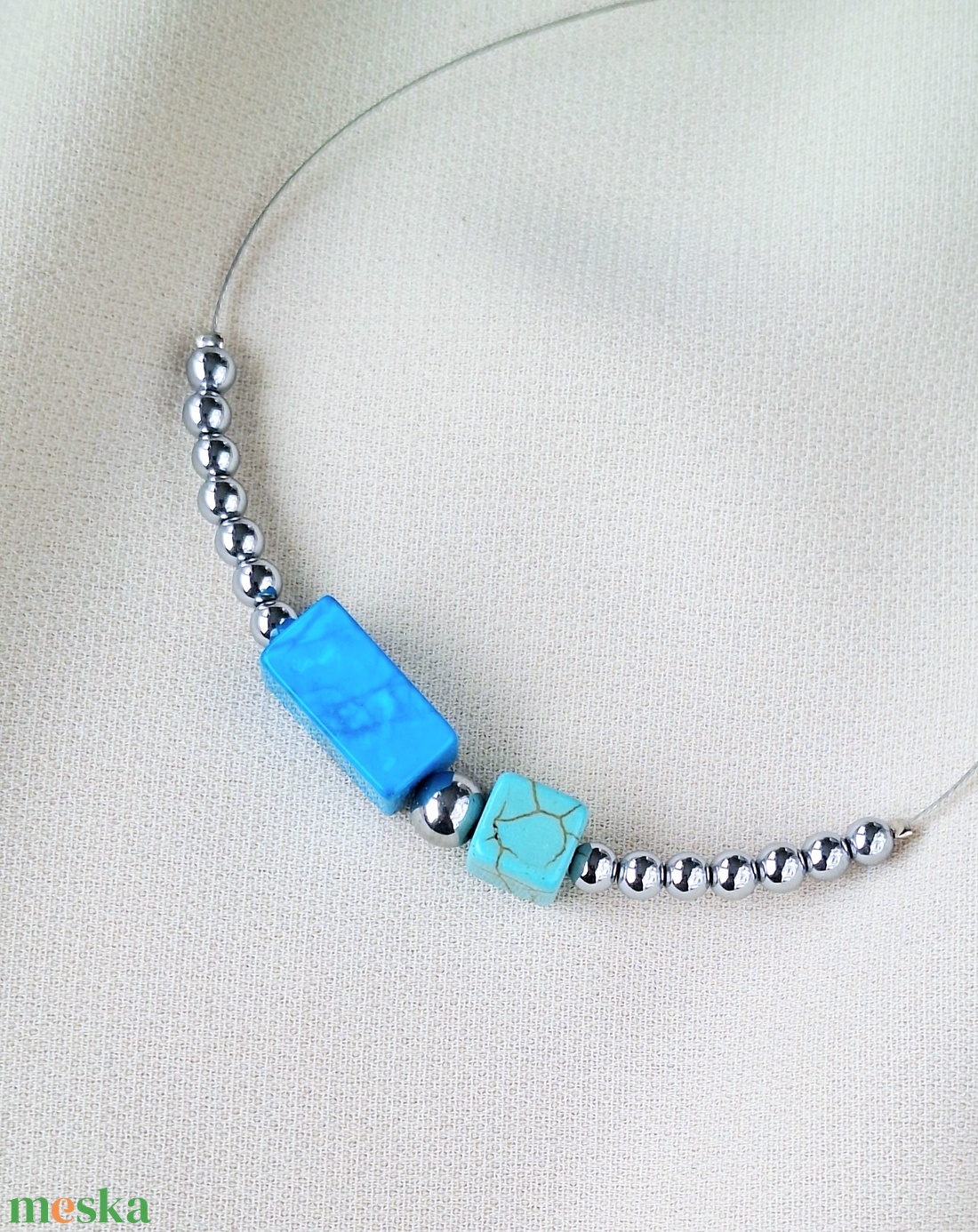 Ásvány nyaklánc - ékszer - nyaklánc - gyöngyös nyaklánc - Meska.hu