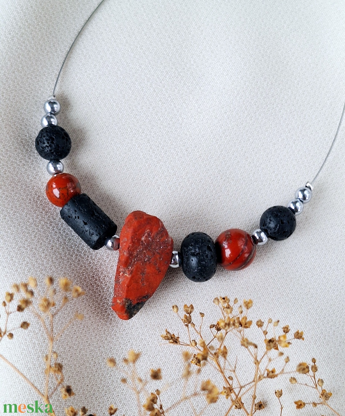 Ásvány nyaklánc - ékszer - nyaklánc - gyöngyös nyaklánc - Meska.hu