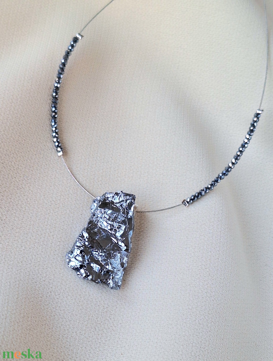Szilícium nyaklánc - ékszer - nyaklánc - medálos nyaklánc - Meska.hu
