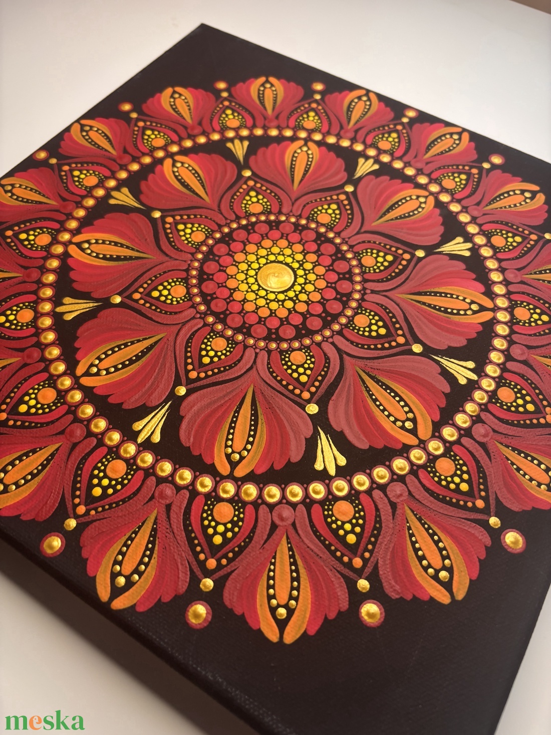 Belső Erő Mandala - művészet - festmény - akril - Meska.hu