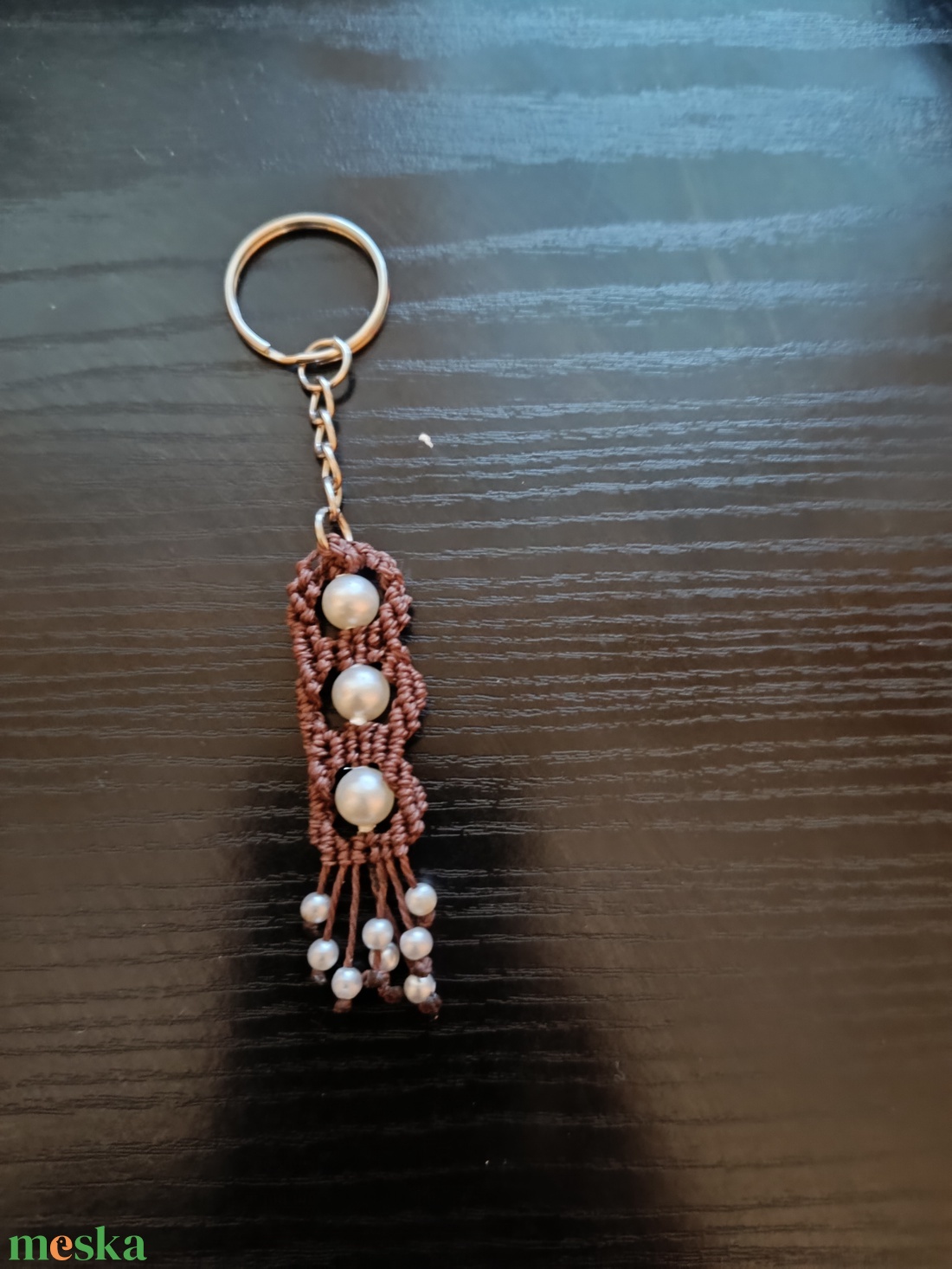 Gyöngyös kulcstartó  - táska & tok - kulcstartó & táskadísz - kulcstartó - Meska.hu