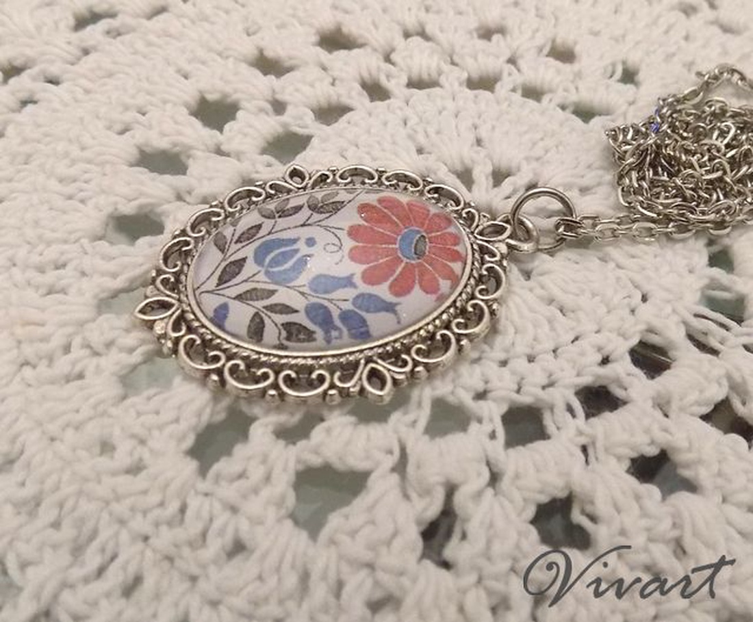 Öregmintás kalocsai nyaklánc -  - Meska.hu