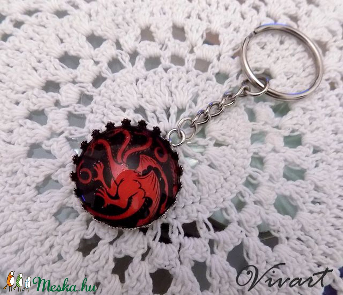 Trónok harca - Targaryen-ház címere -  - Meska.hu