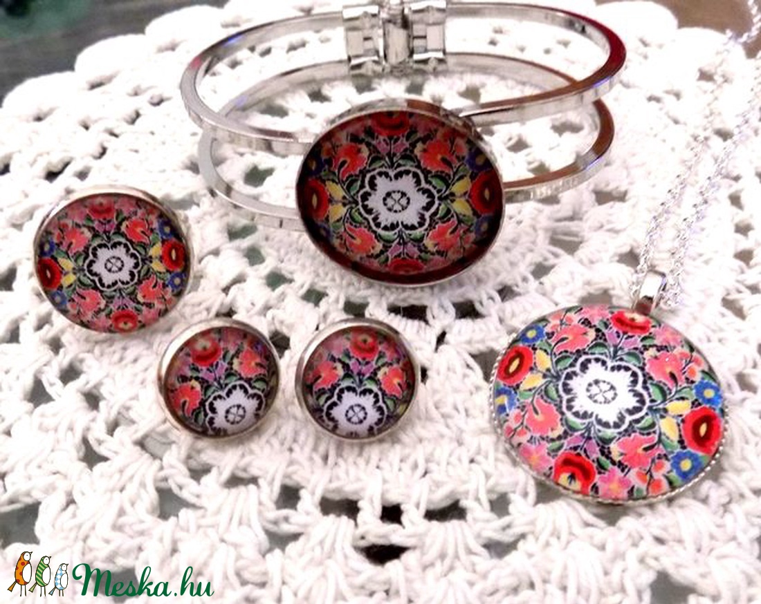 Riseliős kalocsai szett -  - Meska.hu