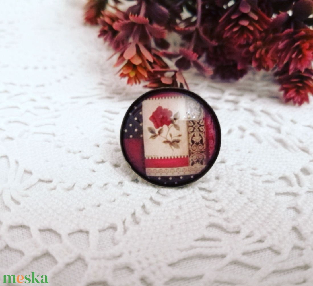 Hatalmas gyűrű - ékszer - gyűrű - üveglencsés gyűrű - Meska.hu