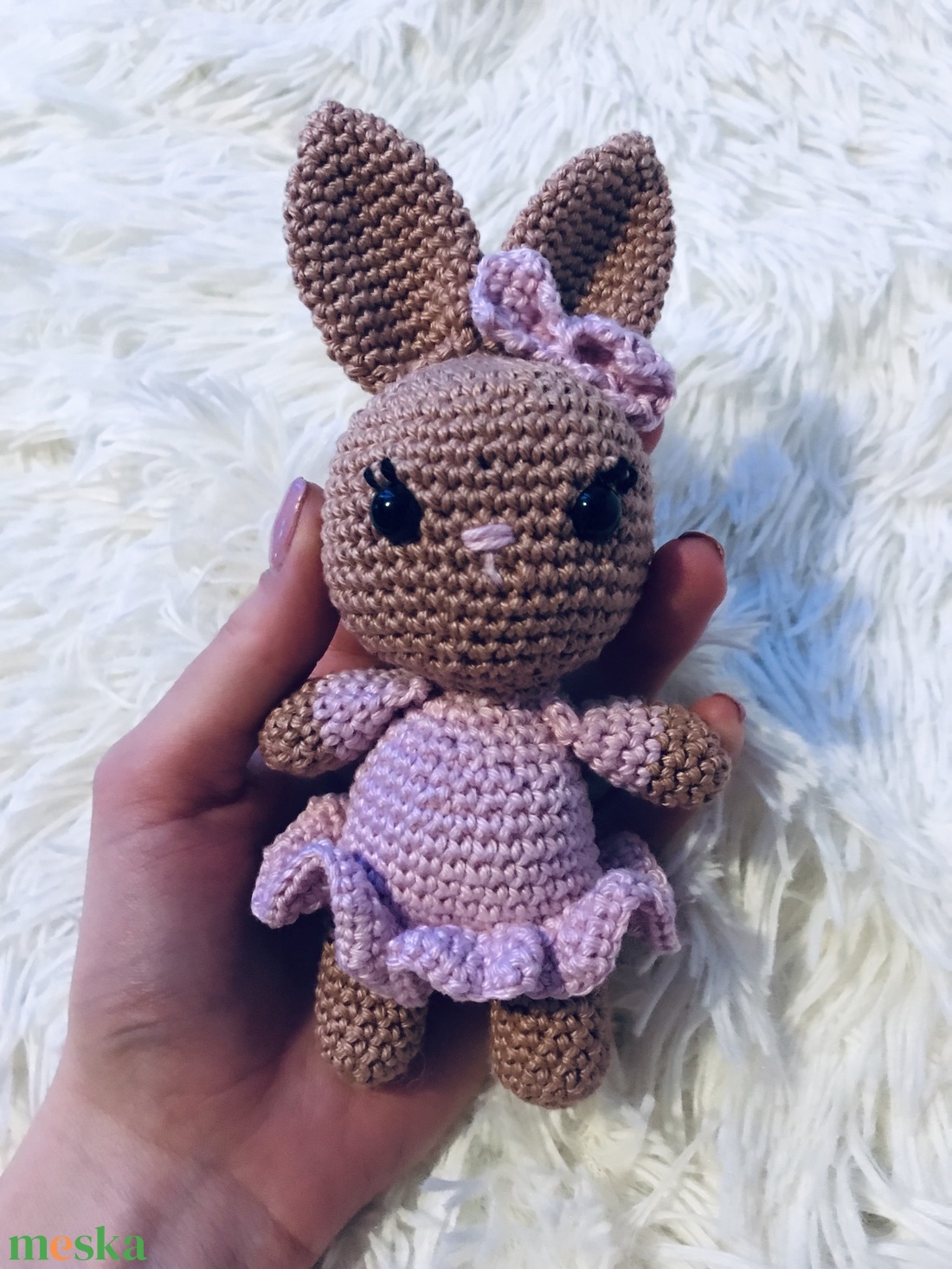 Horgolt nyuszi - játék & sport - plüssállat & játékfigura - más figura - Meska.hu