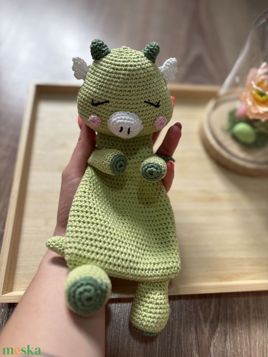 Sárkánybébi szundikendo, akár névreszólóan - baba - mama - baba játékok - szundikendő, alvóka - Meska.hu