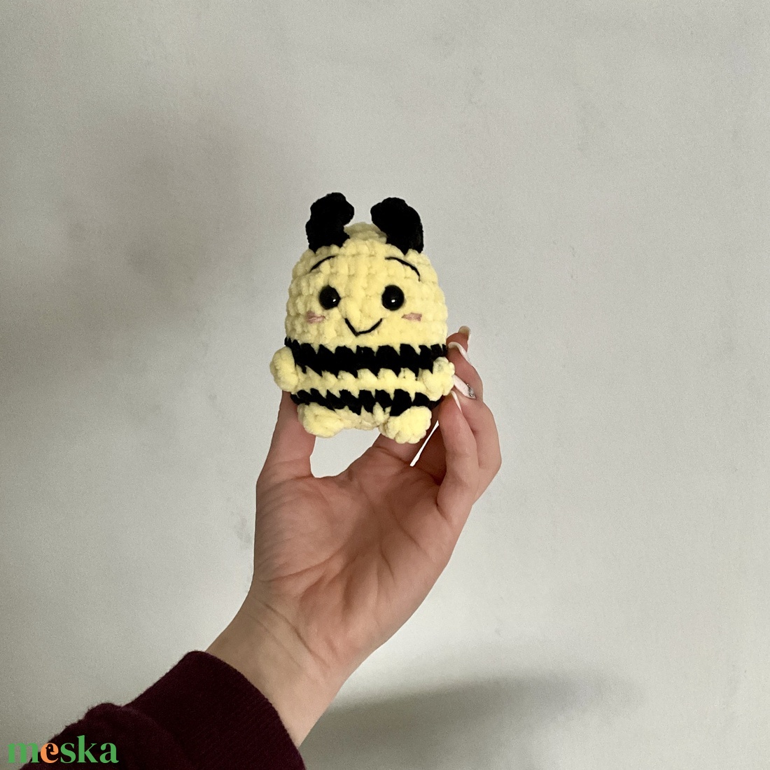 Horgolt mini méhecske - játék & sport - plüssállat & játékfigura - más figura - Meska.hu