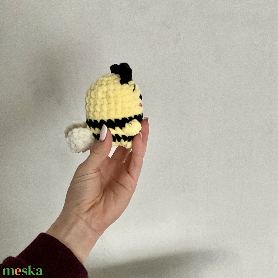 Horgolt mini méhecske - játék & sport - plüssállat & játékfigura - más figura - Meska.hu