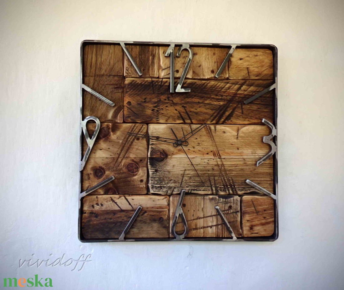 industriál falióra RAW - otthon & életmód - dekoráció - fali és függő dekoráció - falióra & óra - Meska.hu