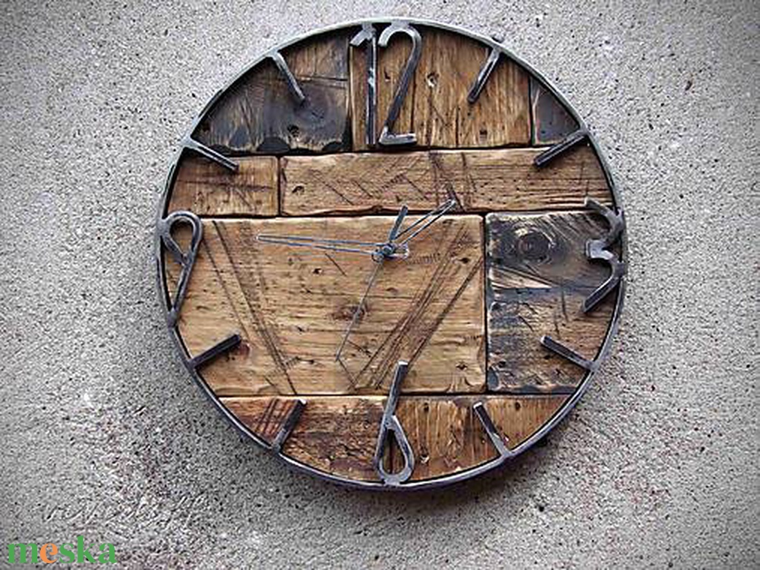 industriál falióra RAW - otthon & életmód - dekoráció - fali és függő dekoráció - falióra & óra - Meska.hu