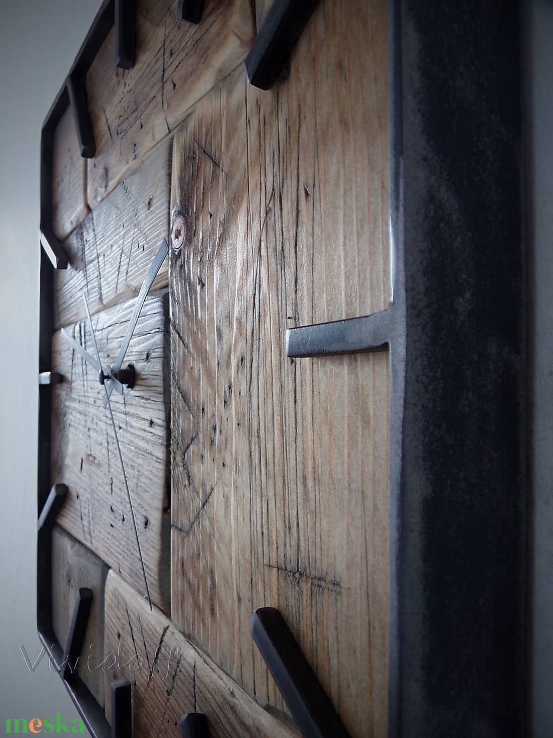 industriál falióra 5 - otthon & életmód - dekoráció - fali és függő dekoráció - falióra & óra - Meska.hu