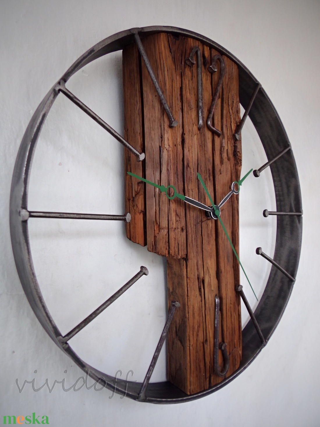 industriál falióra rustic 1 - otthon & életmód - dekoráció - fali és függő dekoráció - falióra & óra - Meska.hu industriál falióra rustic 1 - otthon & életmód - dekoráció - fali és függő dekoráció - falióra & óra - Meska.hu