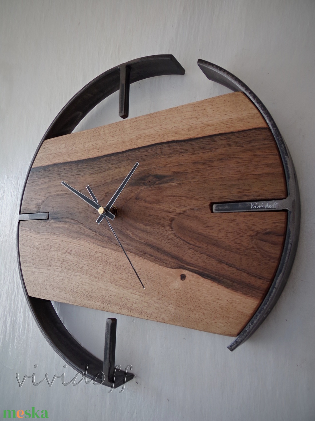 industriál falióra DO - otthon & életmód - dekoráció - fali és függő dekoráció - falióra & óra - Meska.hu