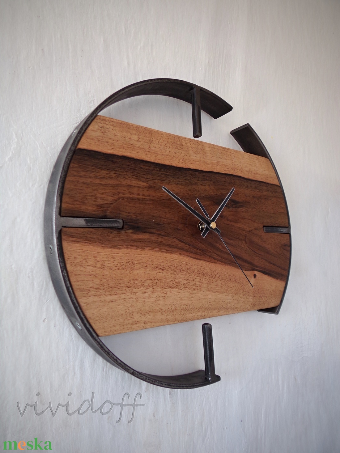 industriál falióra DO - otthon & életmód - dekoráció - fali és függő dekoráció - falióra & óra - Meska.hu