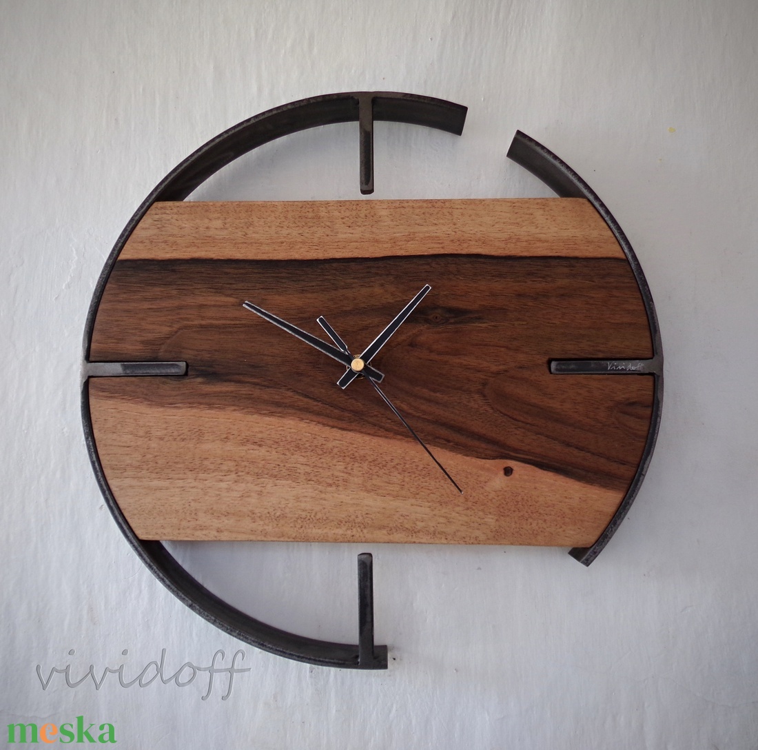 industriál falióra DO - otthon & életmód - dekoráció - fali és függő dekoráció - falióra & óra - Meska.hu