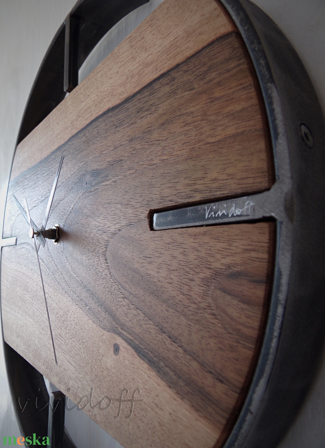 industriál falióra DO - otthon & életmód - dekoráció - fali és függő dekoráció - falióra & óra - Meska.hu