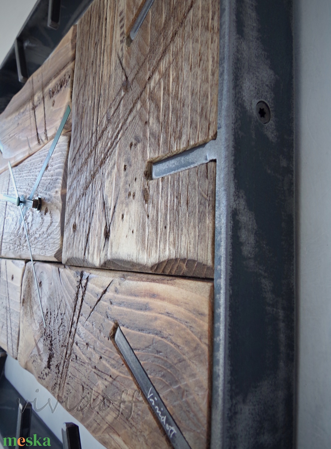 industriál falióra 15 N - otthon & életmód - dekoráció - fali és függő dekoráció - falióra & óra - Meska.hu