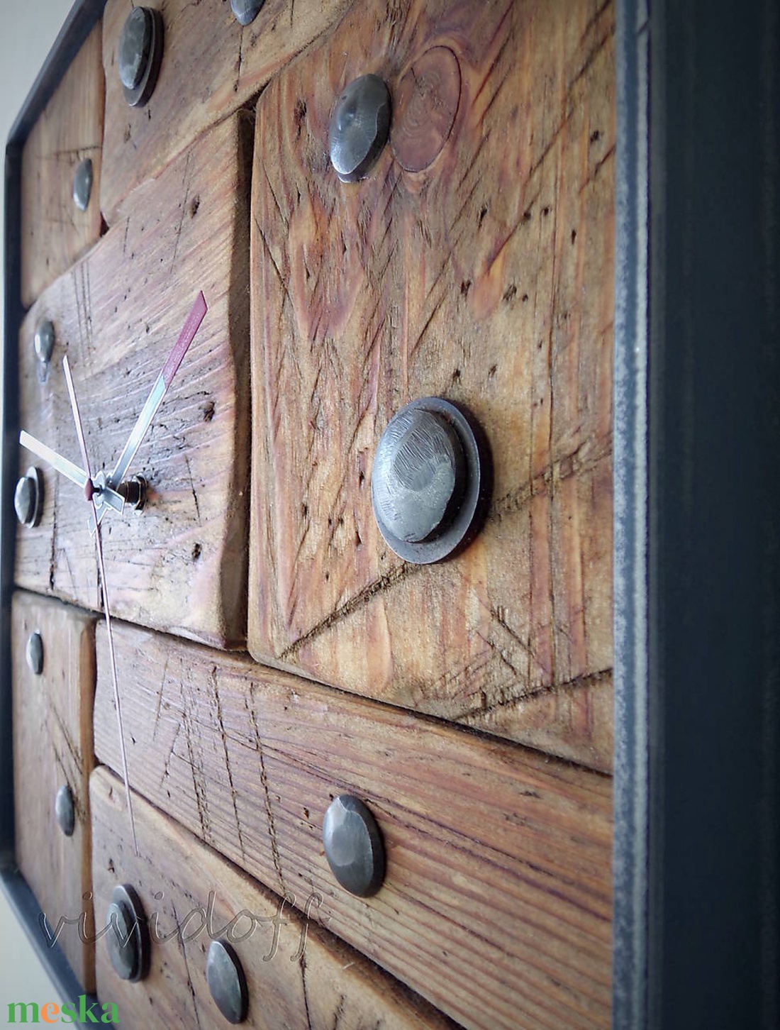 industriál falióra 7/N - otthon & életmód - dekoráció - fali és függő dekoráció - falióra & óra - Meska.hu