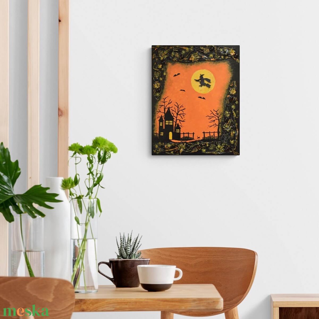 Halloween - boszorkányos, teliholdas, őszi, domborműves kép Paverpol-lal - művészet - más művészeti ág - Meska.hu Halloween - boszorkányos, teliholdas, őszi, domborműves kép Paverpol-lal - művészet - más művészeti ág - Meska.hu