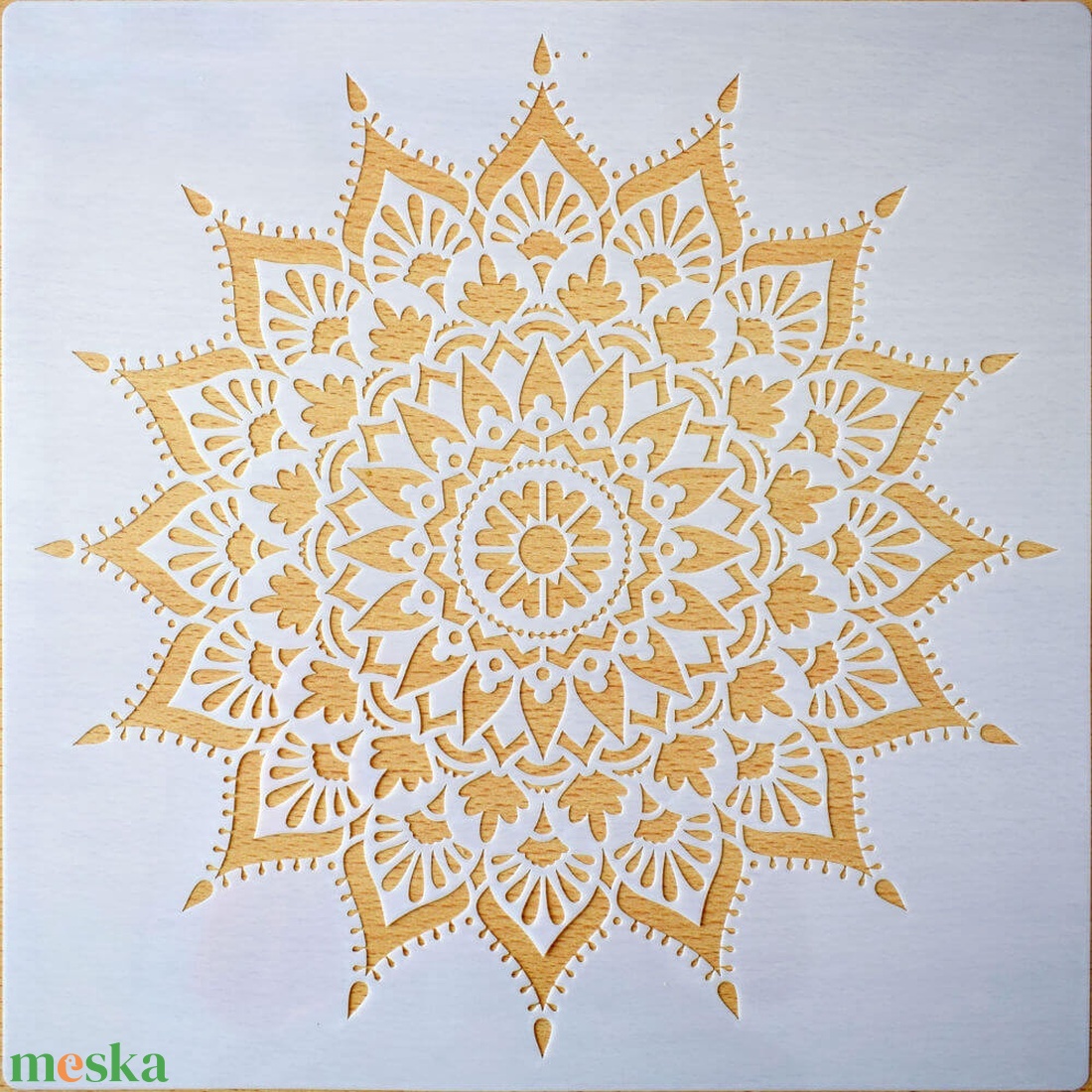 Mandala 40 cm-es, festenivaló, domborműves alap Csipkevirág - diy (csináld magad) - egységcsomag - Meska.hu Mandala 40 cm-es, festenivaló, domborműves alap Csipkevirág - diy (csináld magad) - egységcsomag - Meska.hu
